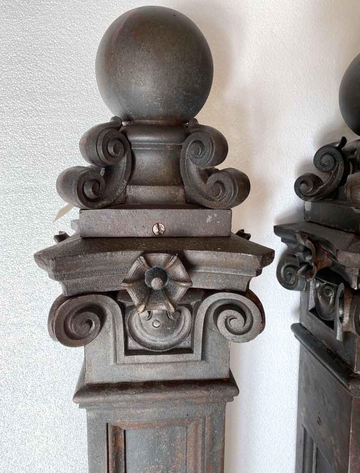 cast iron newel post for sale
