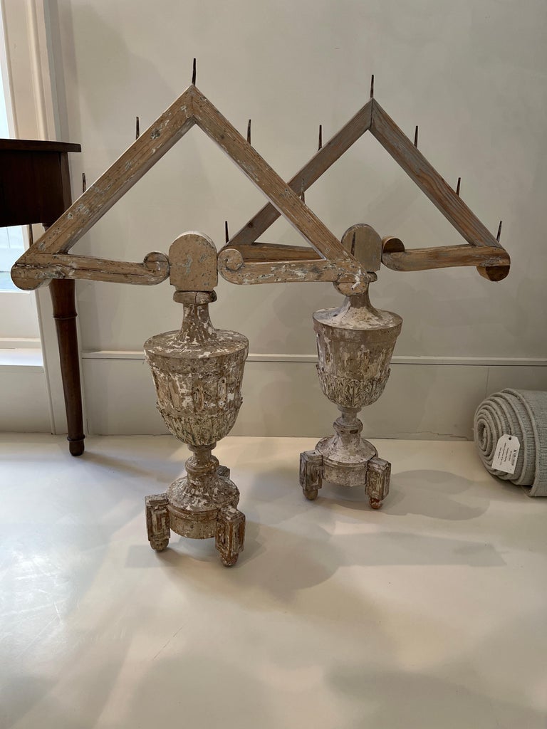 Pair of 18thc Italian Candelabras For Sale at 1stDibs