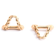 Pair of 18k Yellow Gold Cufflinks