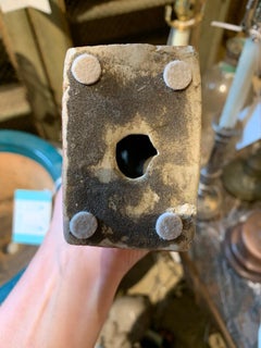 Pair of 18th-19th Century Chinese Hand Painted Polychrome Porcelain Foo Dogs