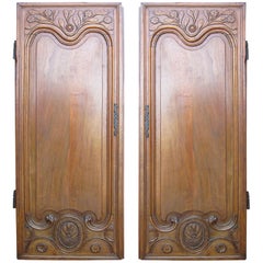 Pair of 18th-19th Century French Carved Doors