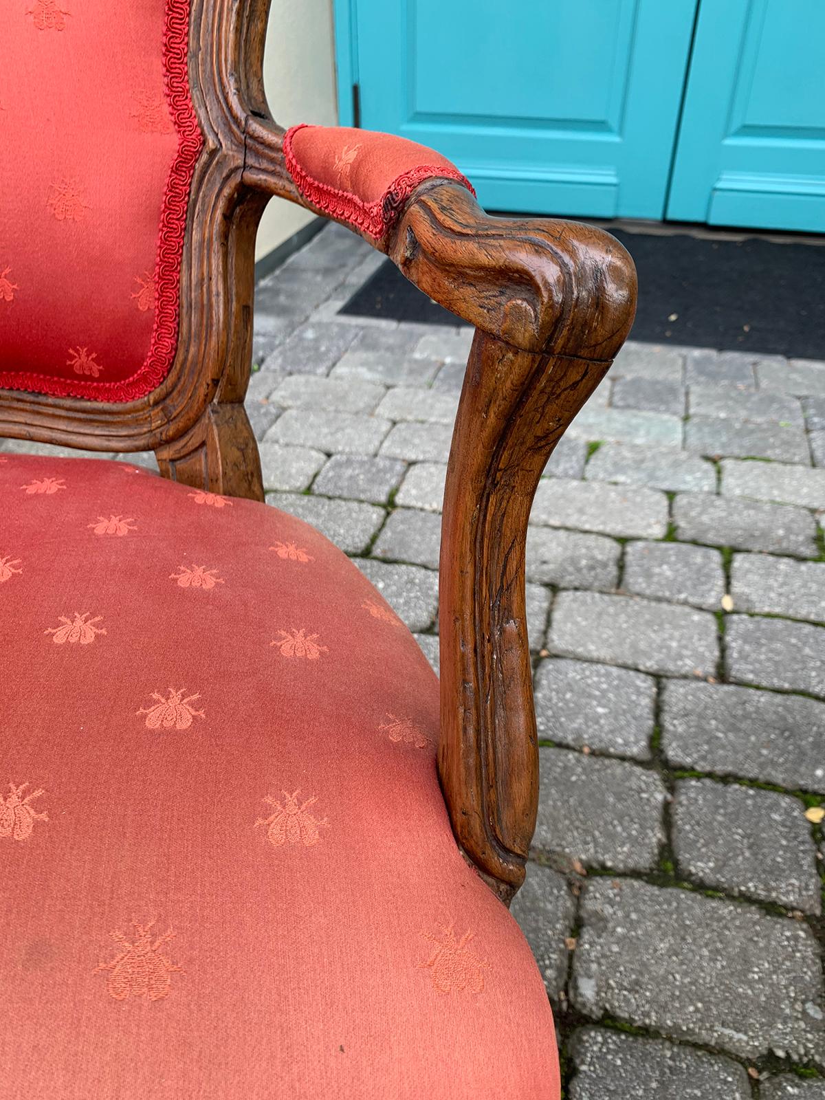 Pair of 18th-19th Century Italian Armchairs For Sale 8