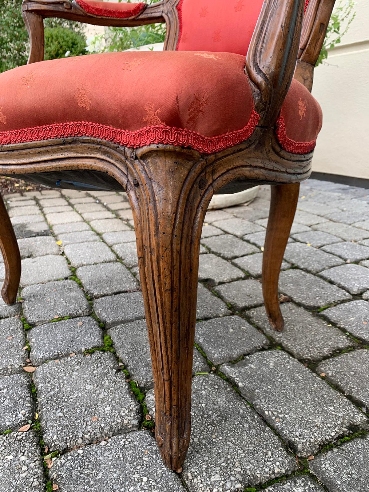 Pair of 18th-19th Century Italian Armchairs For Sale 12