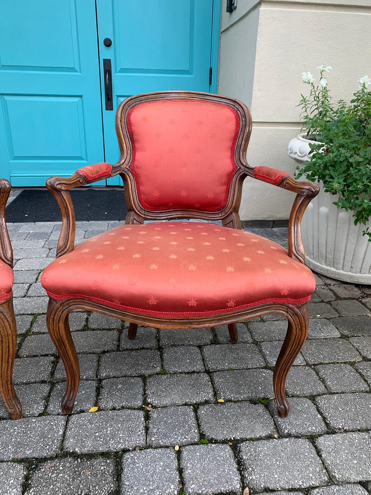 Pair of 18th-19th Century Italian Armchairs For Sale 13