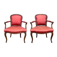 Pair of 18th-19th Century Italian Armchairs