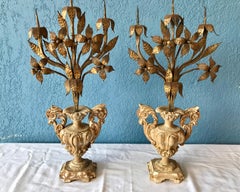 Pair of 18th-19th Century Italian Prickets