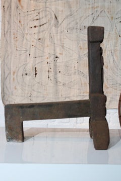 Pair of 18th C andirons