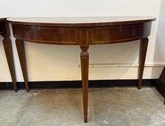 Pair of 18th c. Demi-lunes