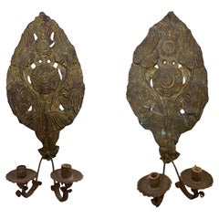 Apliques y candelabros de metal