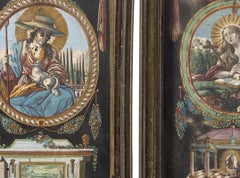 Pair of 18th C. French engravings 'St. Mary Magdalene' & 'St. John the Baptist'