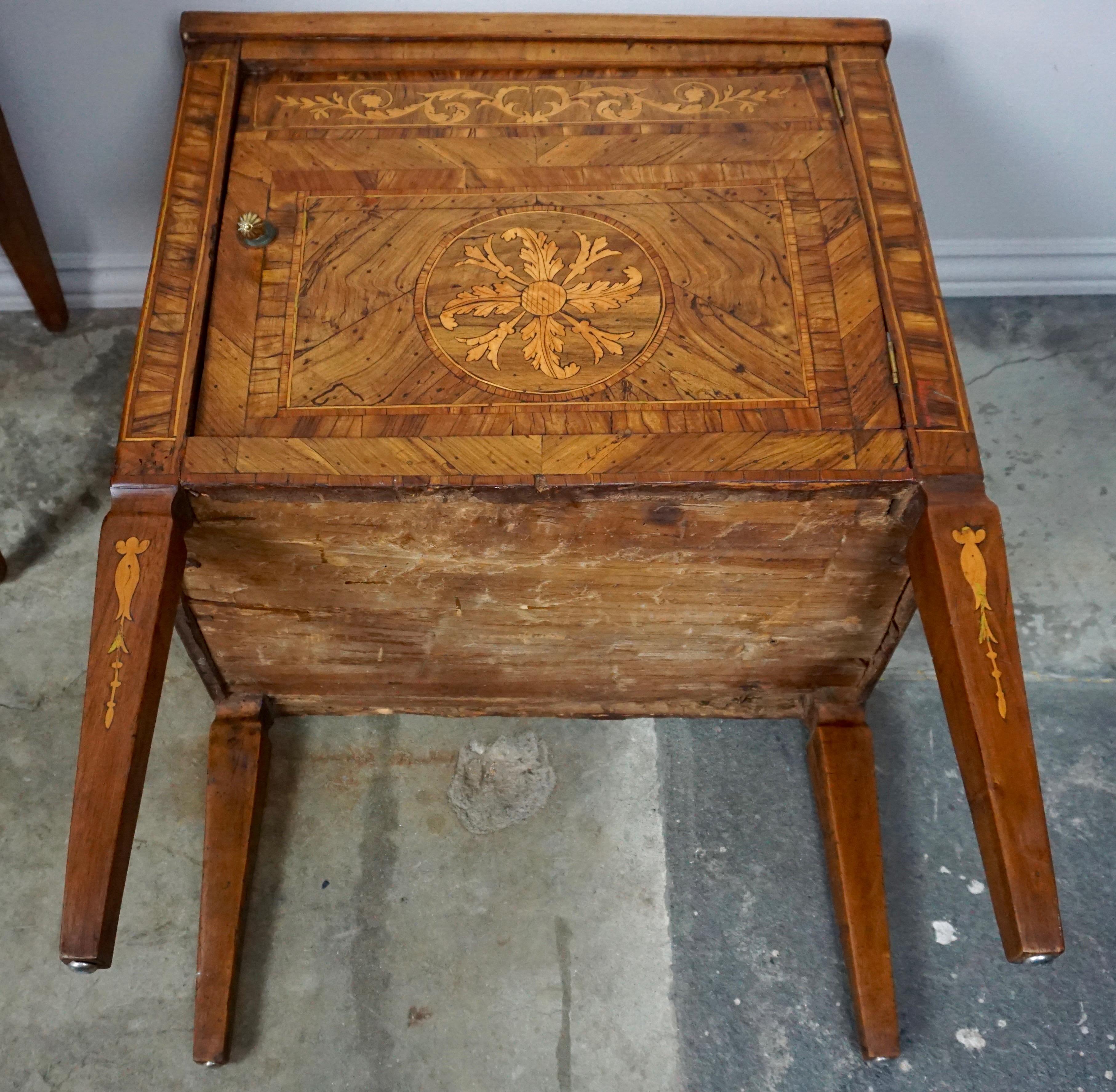 Pair of 18th Century Italian Inlaid Chests 6