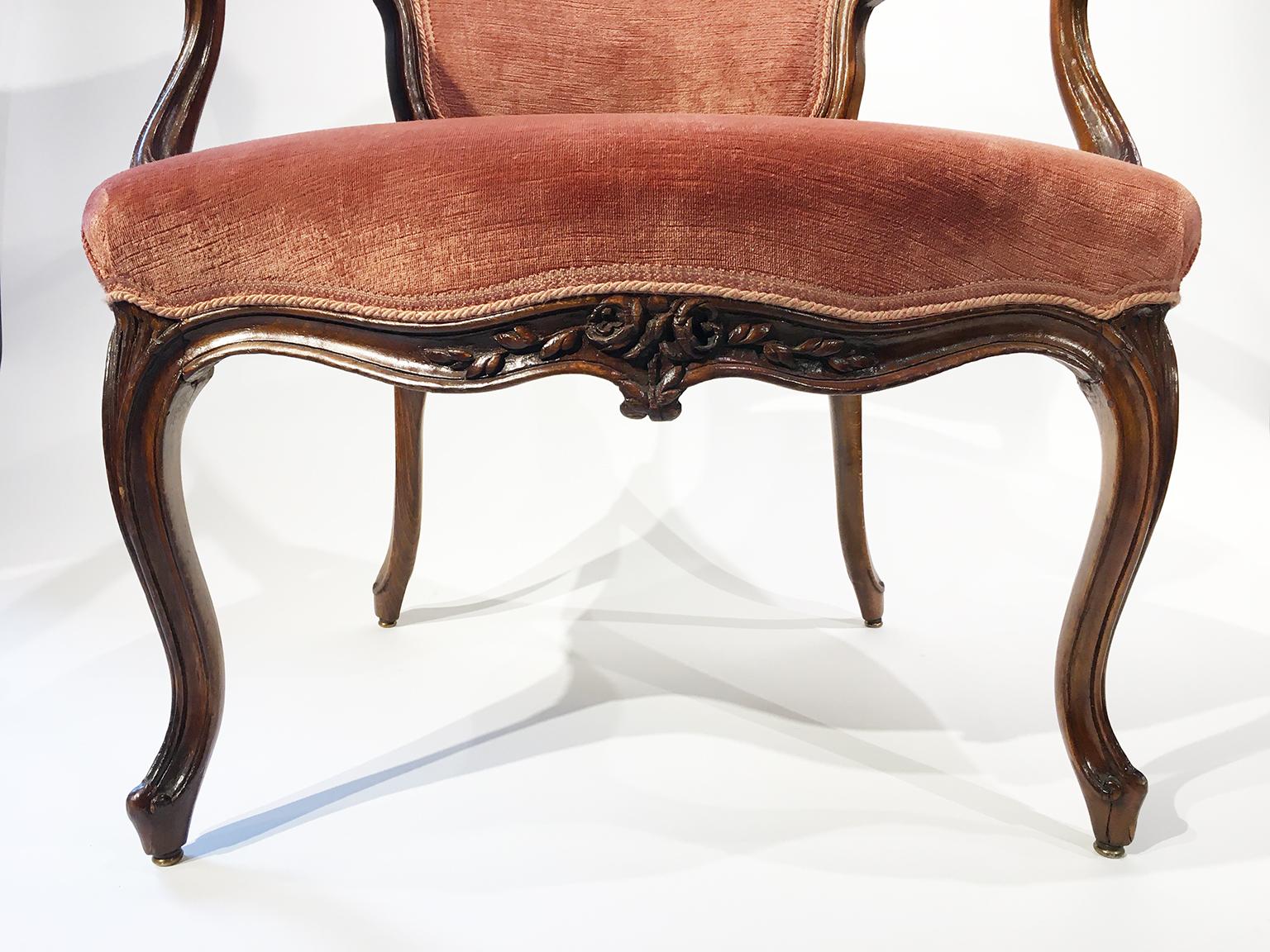 Pair of 18th Cent. French Armchairs by J. B. Boulard, Circa 1765 4