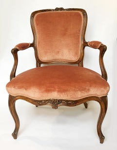 Pair of 18th Cent. French Armchairs by J. B. Boulard, Circa 1765