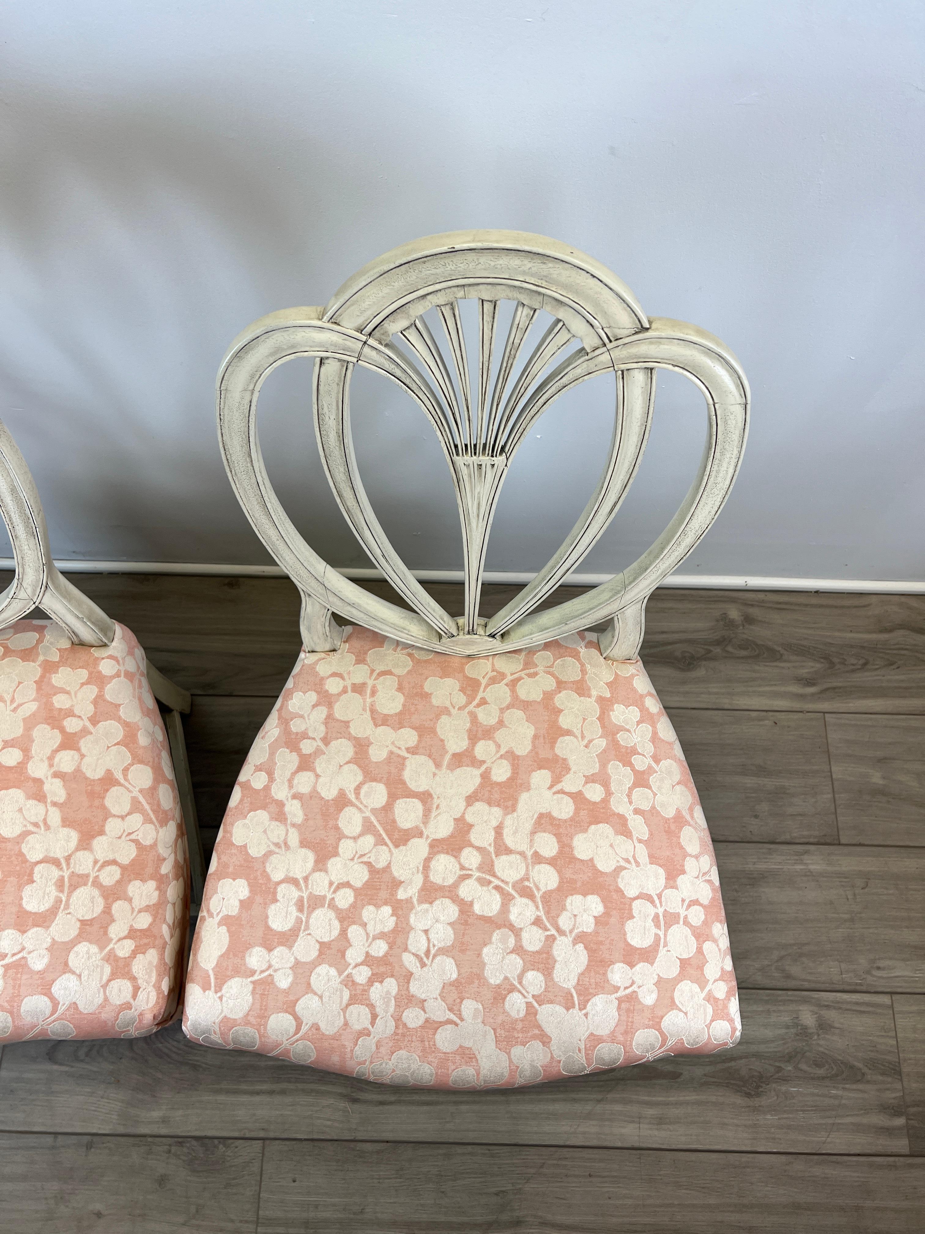Pair of 18th Century American Mid-Atlantic Hepplewhite Arched Back Side Chairs For Sale 6