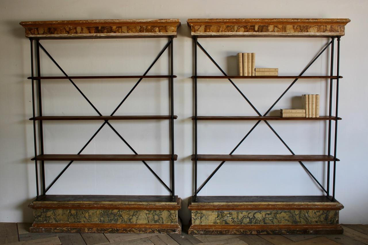 Pair of 18th Century and Later Bookcases or Display Cabinets 1
