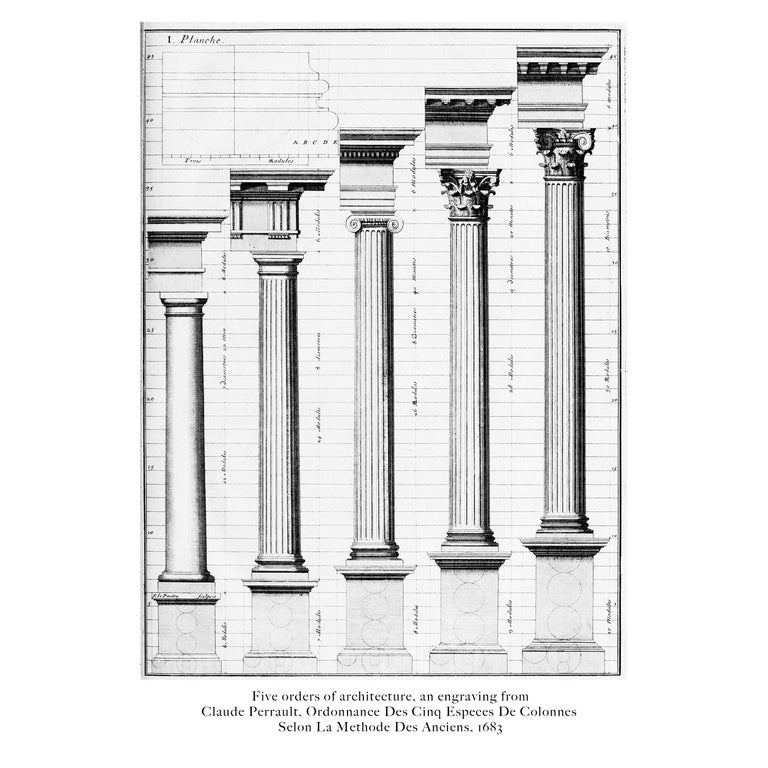 Pair of 18th Century Architectural Models of Classical Columns For Sale 3