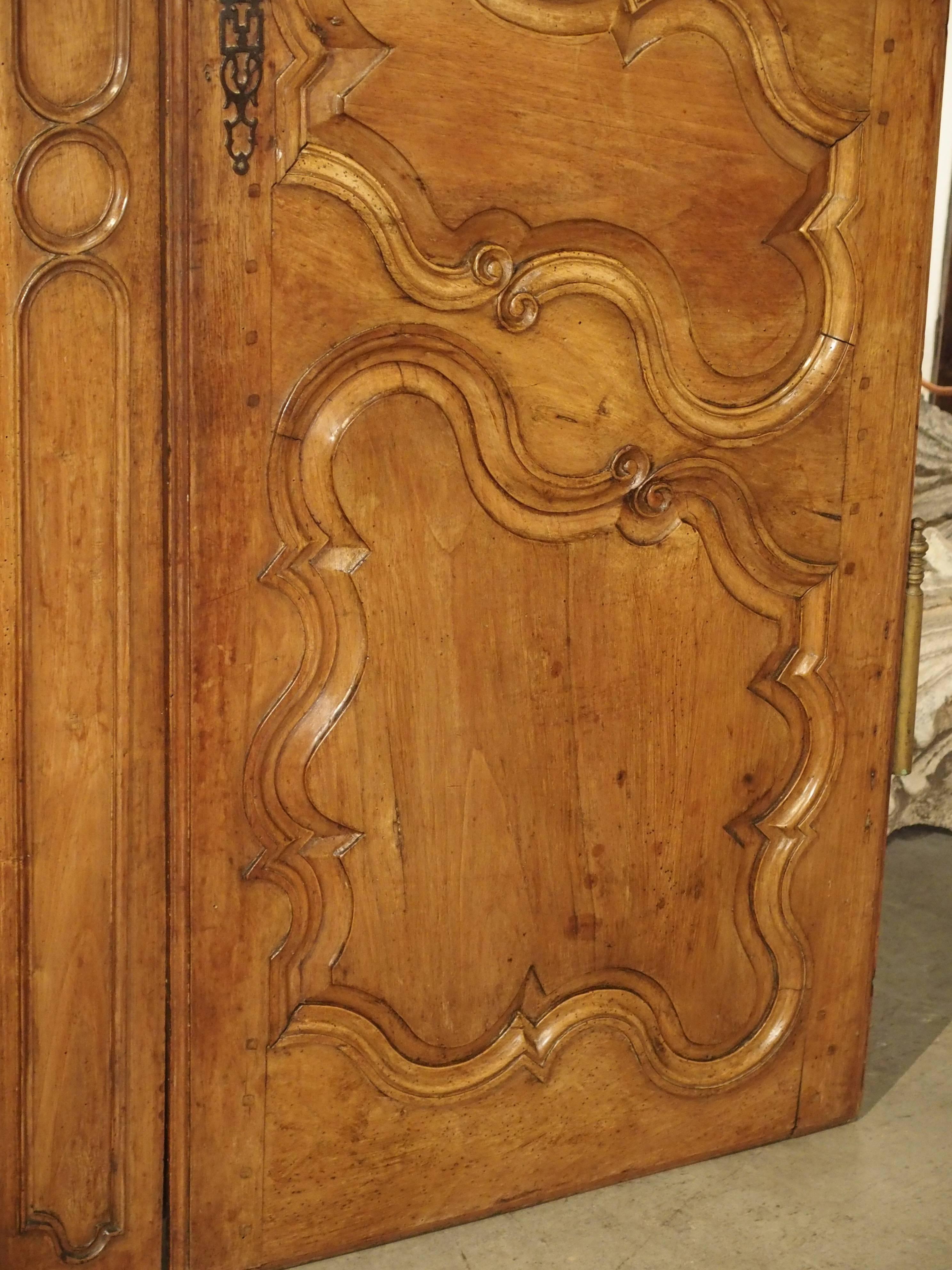 French Pair of 18th Century Armoire Doors from Arles, France