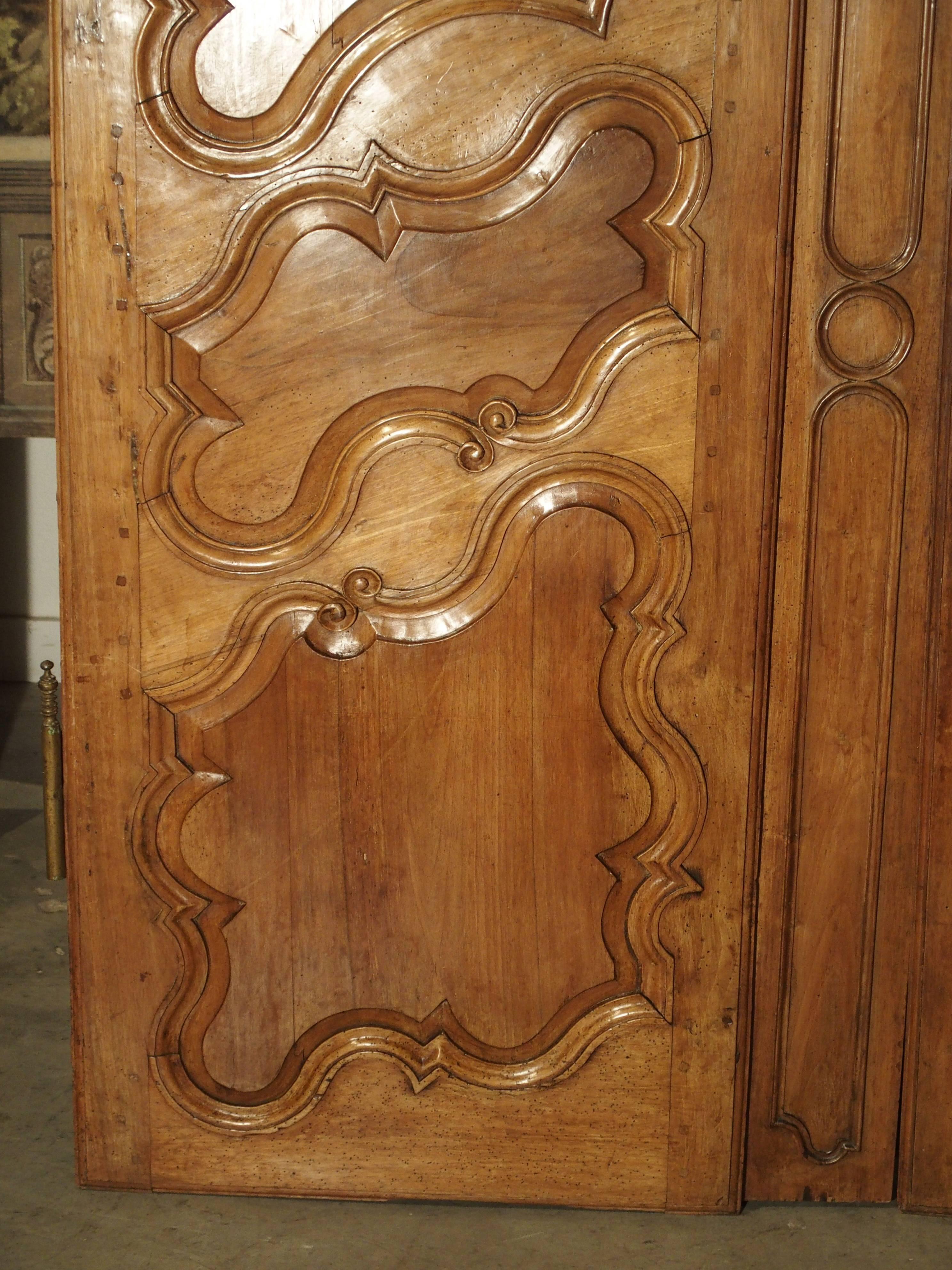 Pair of 18th Century Armoire Doors from Arles, France 1
