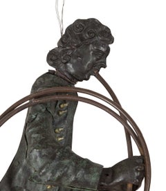 18th Century Austrian Double-Faced Metal Shop Signs, Polychrome Pair