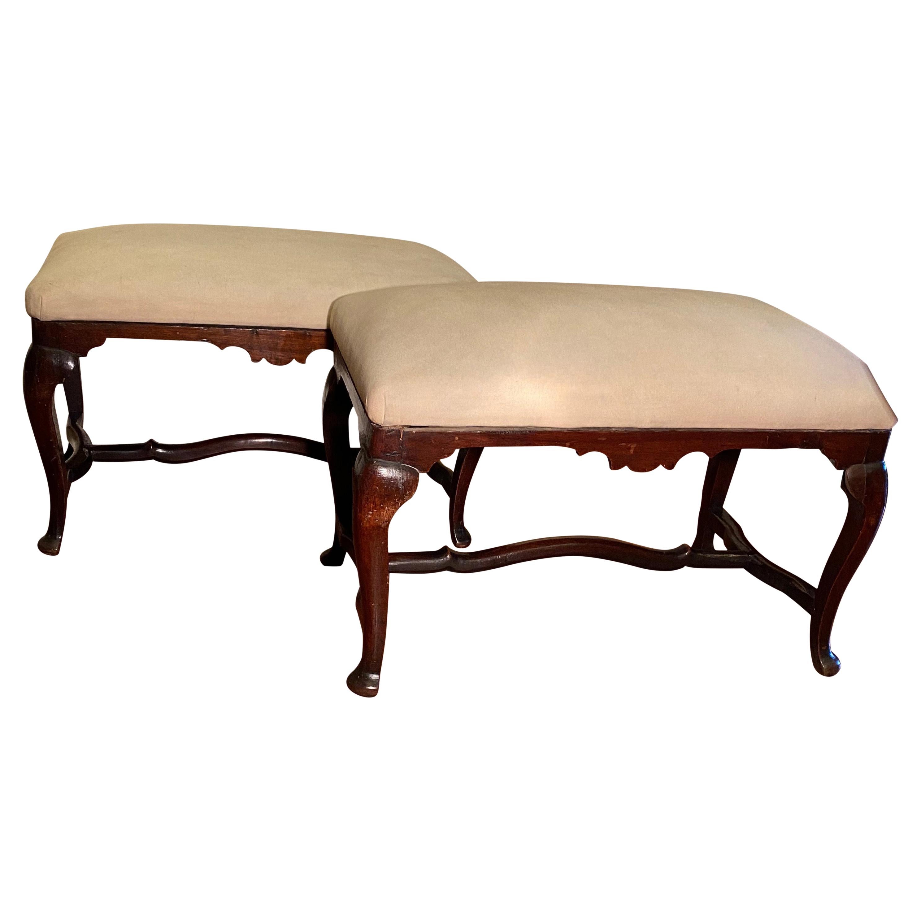 Pair of 18th Century Benches  For Sale
