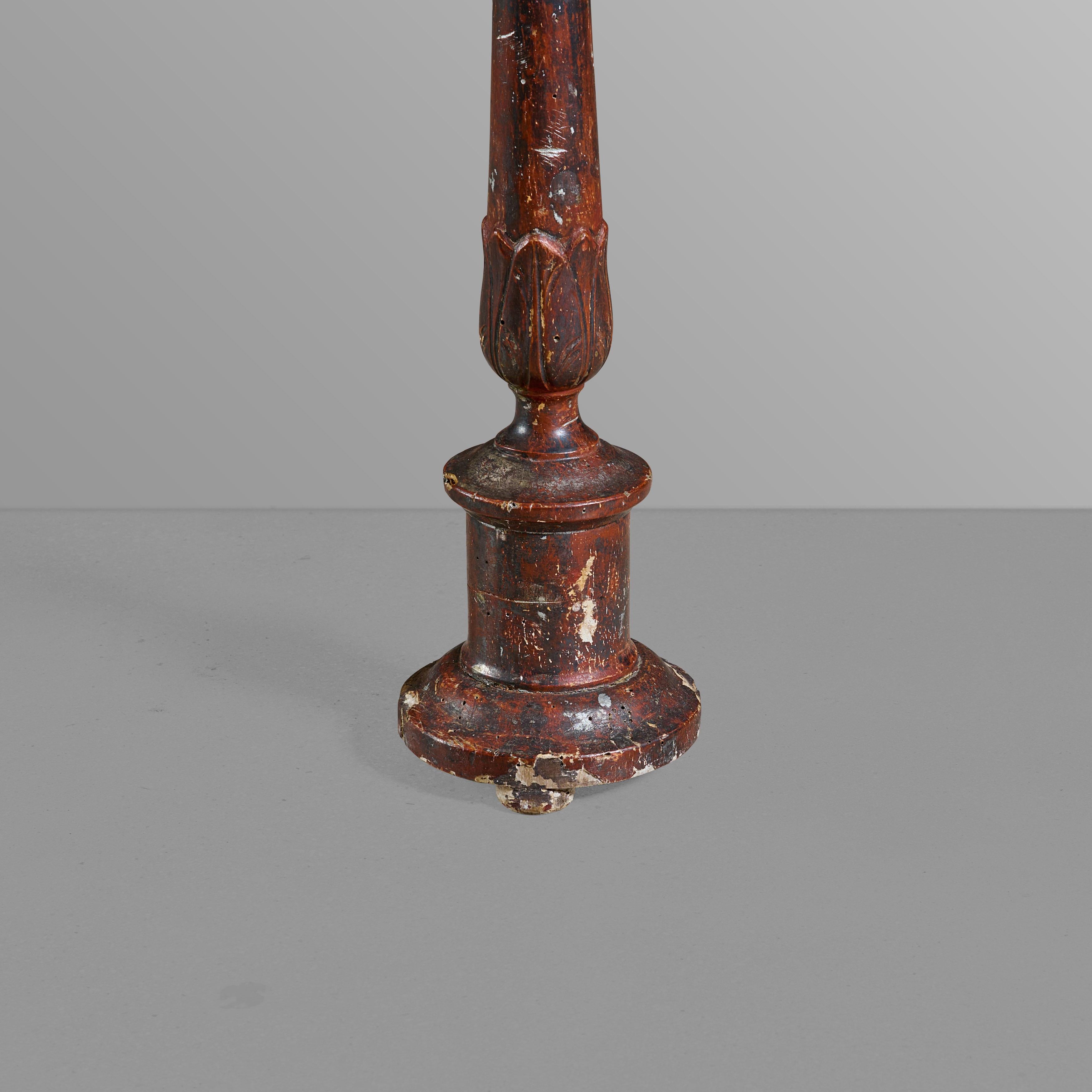 18th Century and Earlier Pair of 18th Century Candle Sticks For Sale