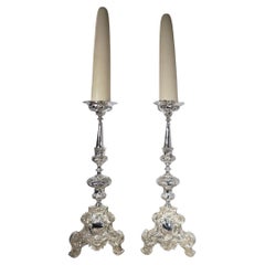 Pair of 18th Century Candlesticks