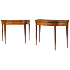 Pair of 18th Century Card Tables