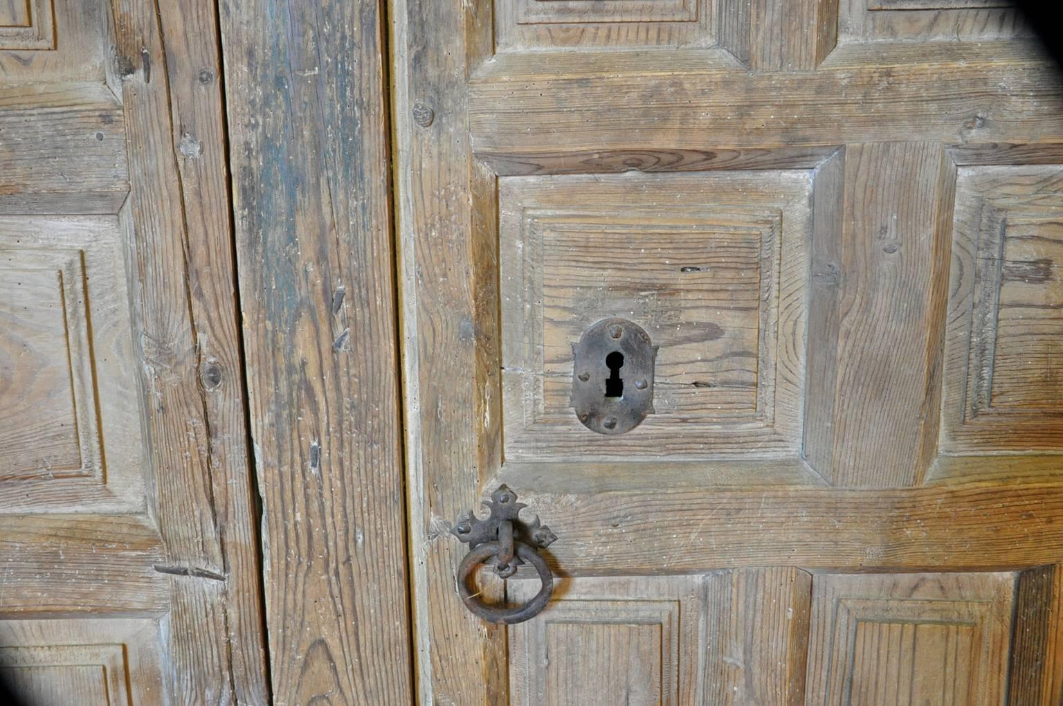 Spanish Pair of 18th Century Catalan Entry Doors