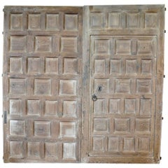 Antique Pair of 18th Century Catalan Entry Doors