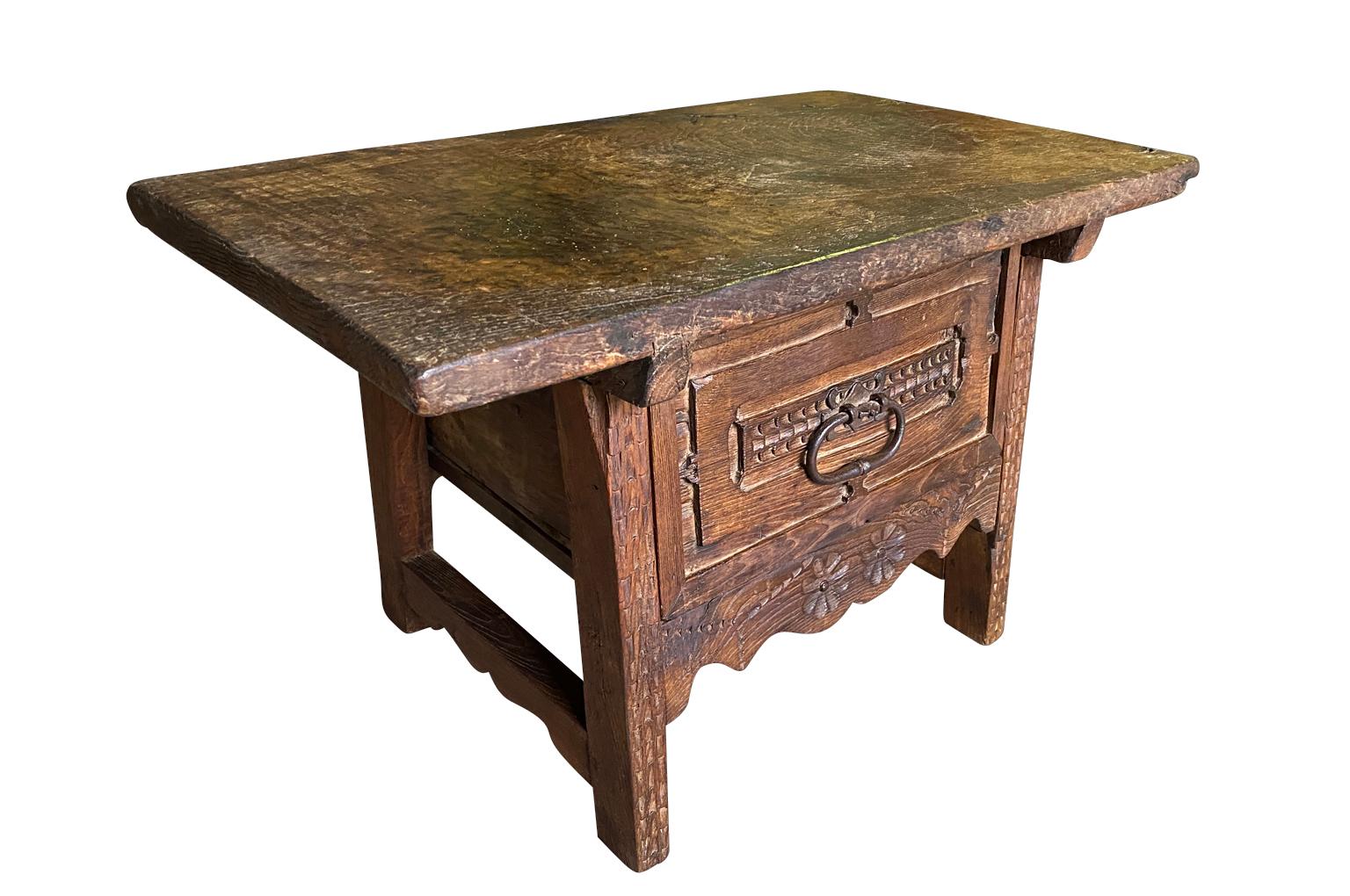 18th Century and Earlier Pair Of 18th Century Catalan Side Tables For Sale