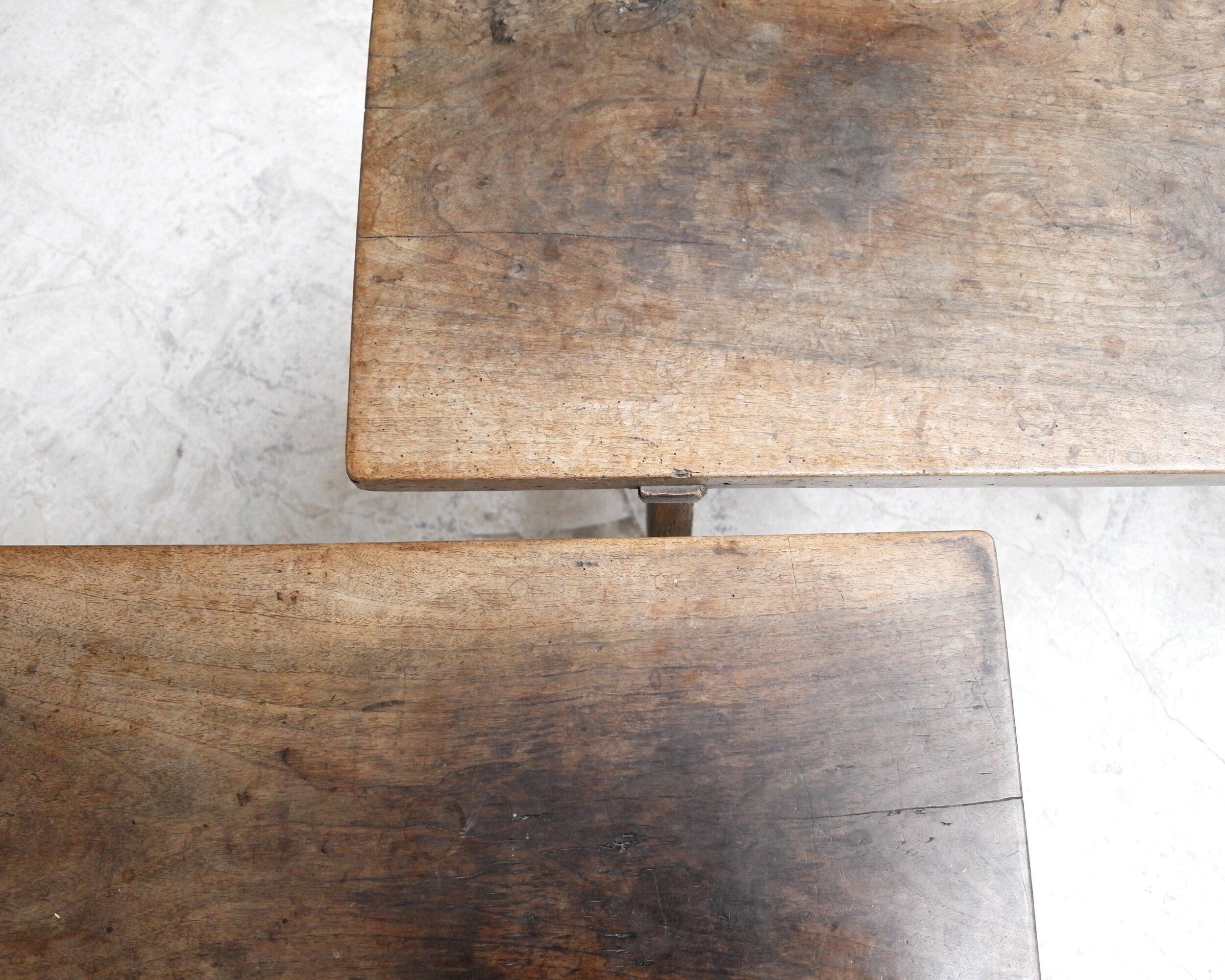 18th Century and Earlier Pair of 18th Century Catalan Tables For Sale