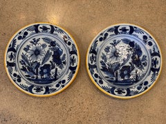 Pair of 18th Century Ceramic Plates