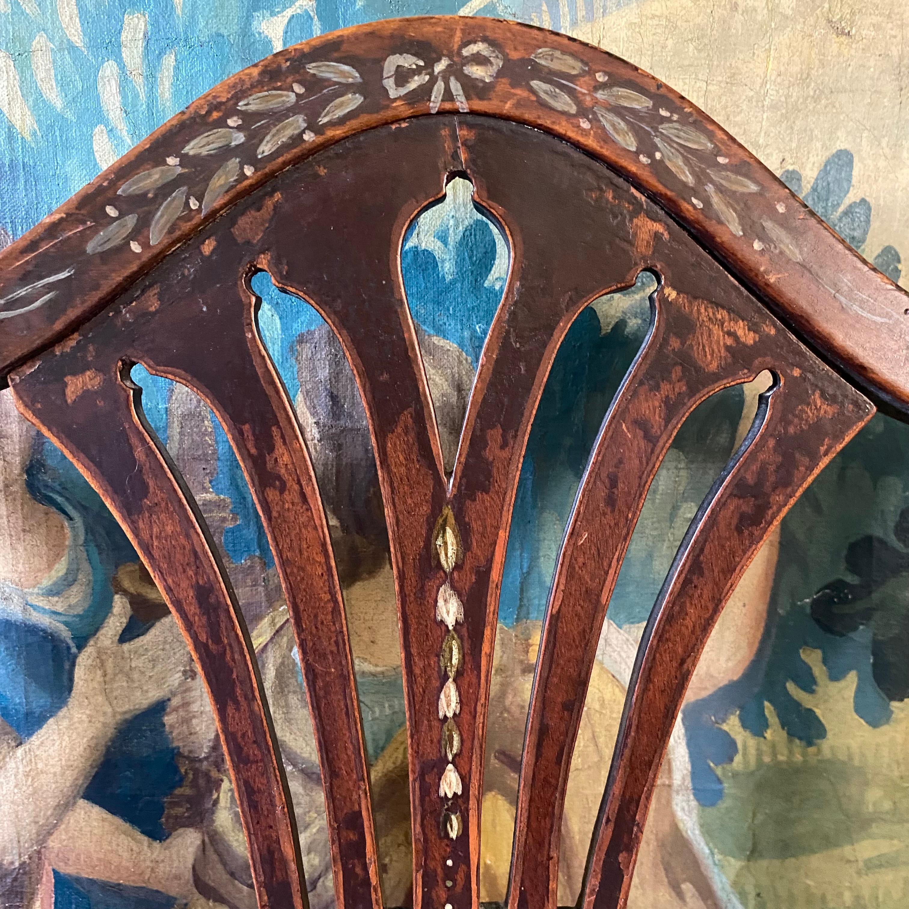 Pair of 18th Century Chairs For Sale 3