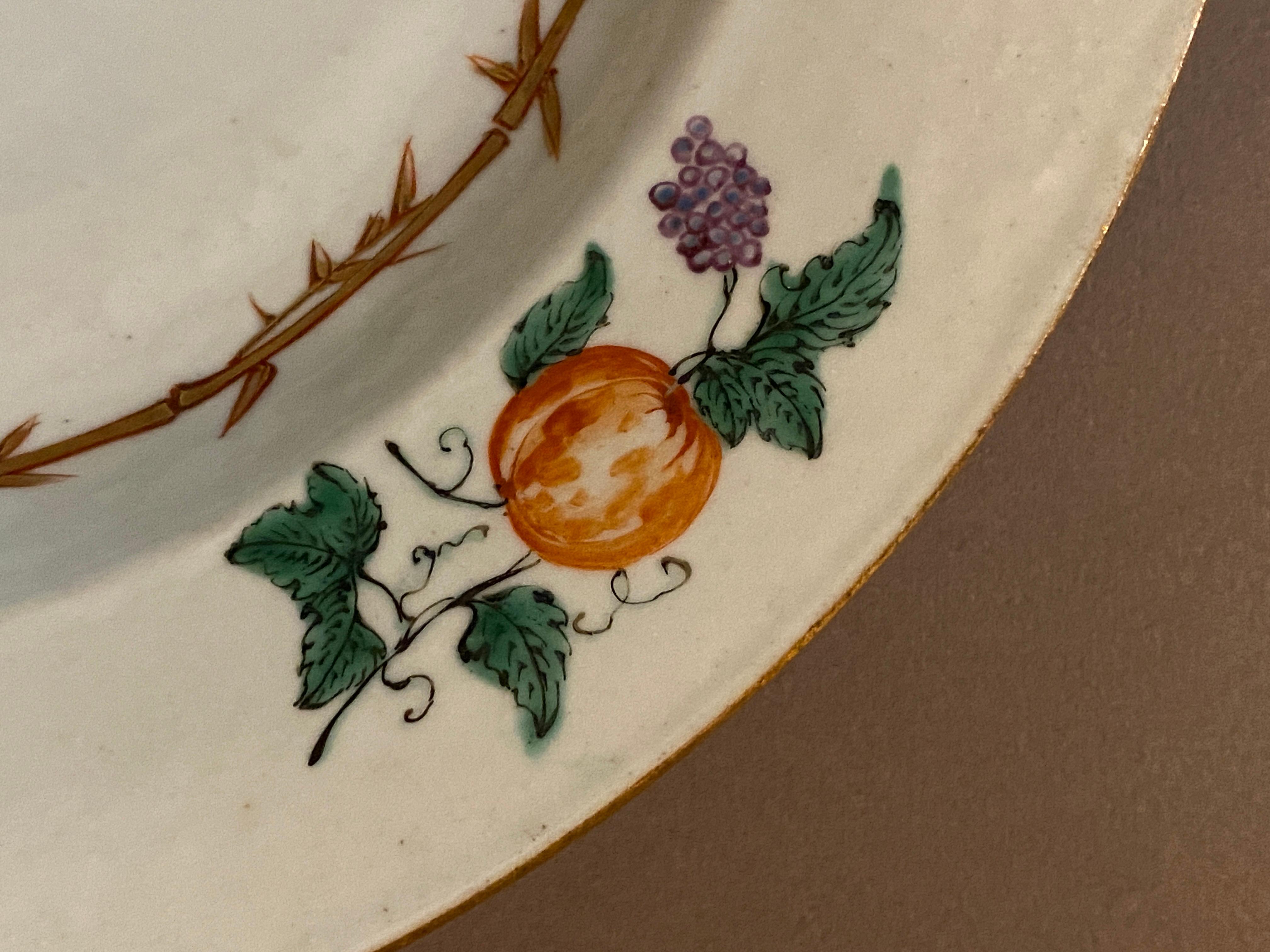 Pair of 18th Century China East India Company Porcelain Plates For Sale 9