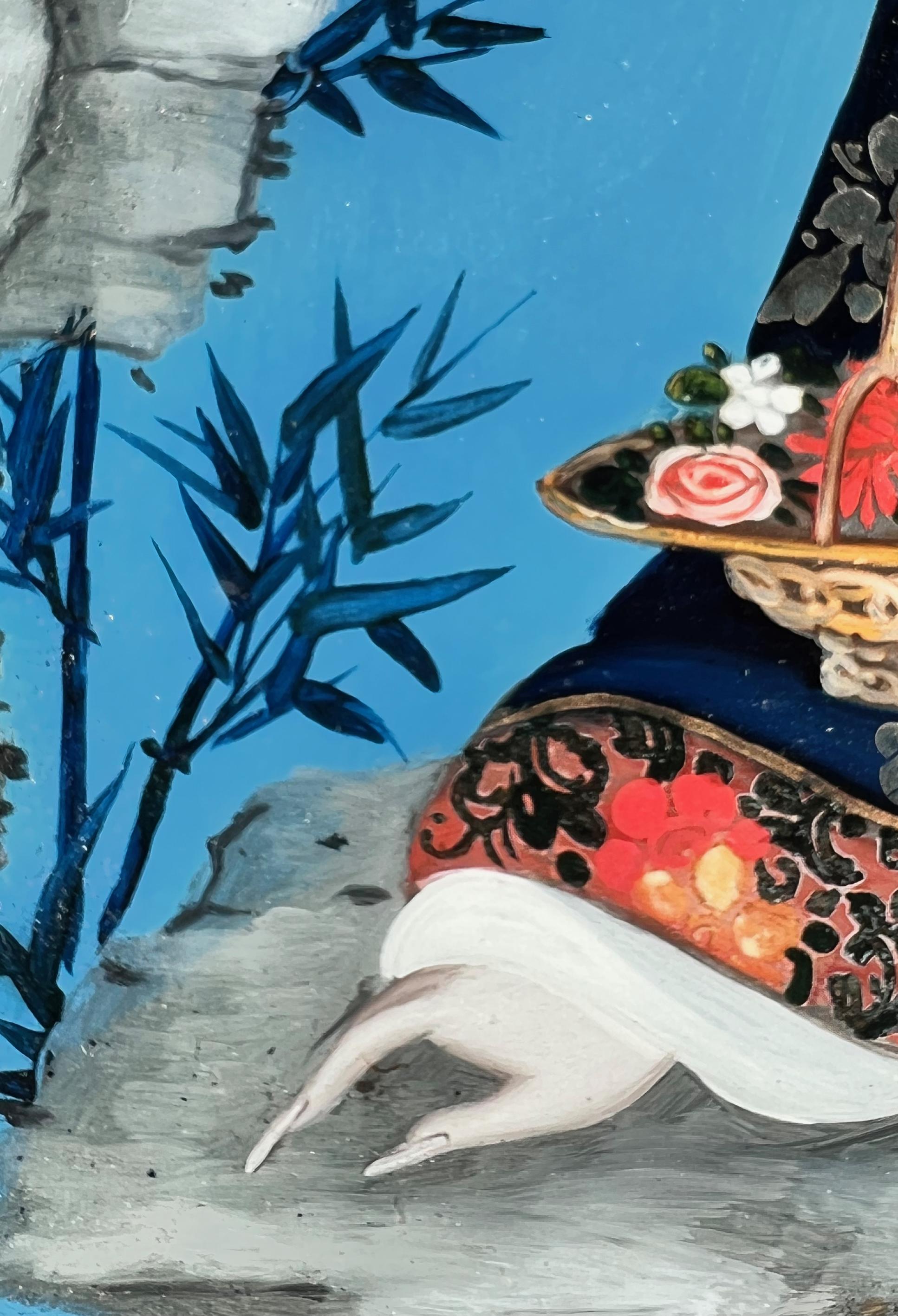 18th Century Chinese Reverse Glass Portraits 2