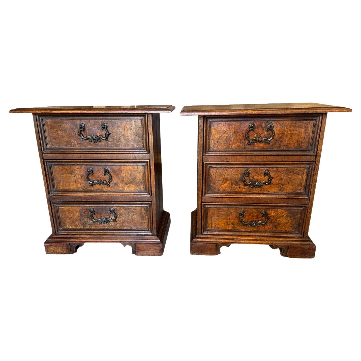 Pair Of 18th Century Commodes - Side Chests For Sale