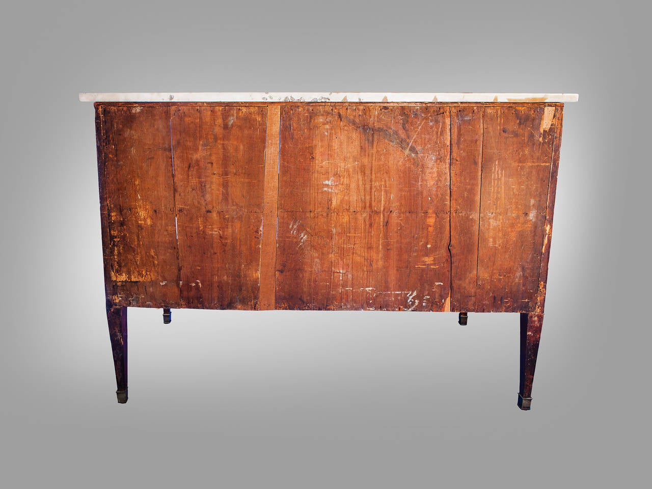Marble Pair of 18th Century Continental European Commodes