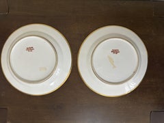 Pair of Early 19th Century Darte Brothers Porcelain Plates