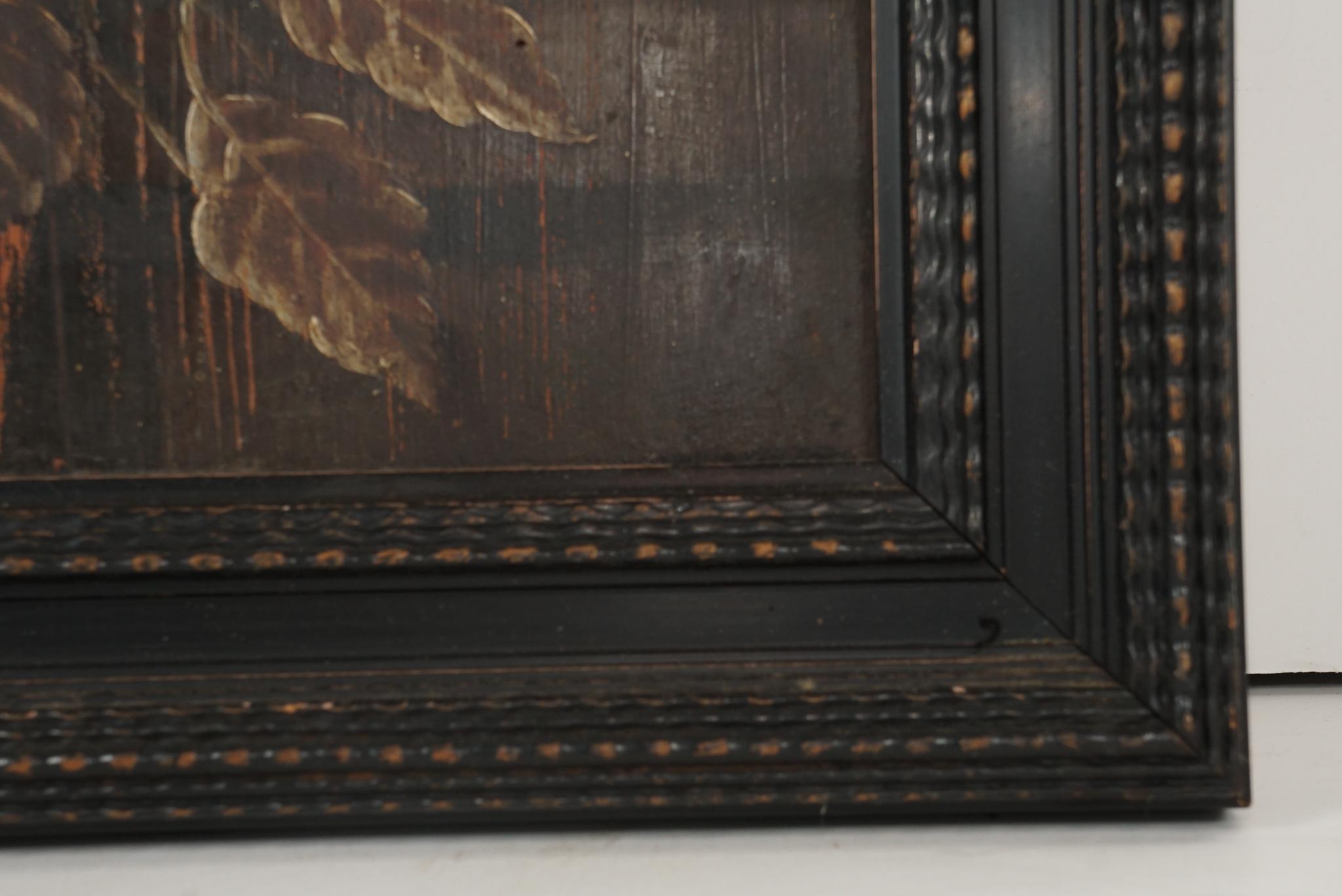 Paire de natures mortes hollandaises peintes sur panneaux du 18ème siècle Bon état - En vente à Hudson, NY