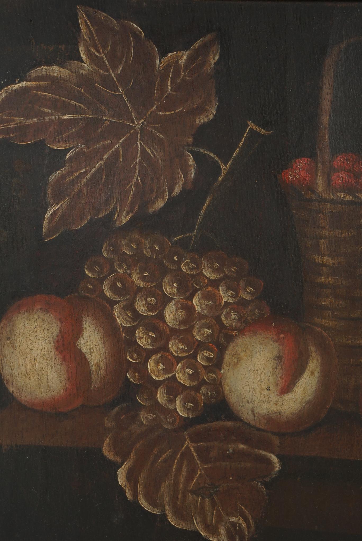 Paire de natures mortes hollandaises peintes sur panneaux du 18ème siècle en vente 1
