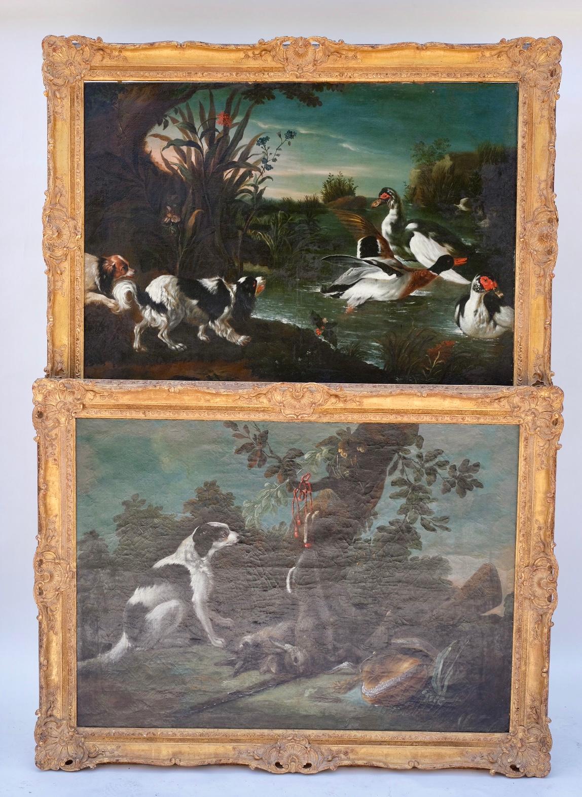 Néoclassique Paire de natures mortes hollandaises du XVIIIe siècle en vente