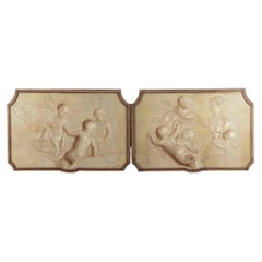Pair of 18th Century En Grisaille Paintings in the Classical Manner