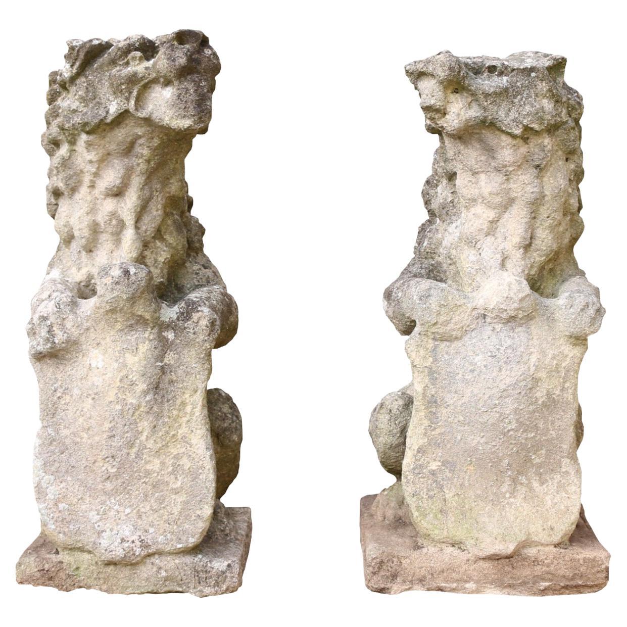 Vintage Pair of Busts of Roman Figures at 1stDibs