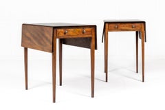 Pair of 18th Century English Mahogany Pembroke Tables