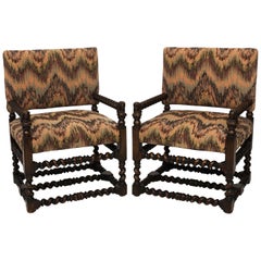 Pair of 18th Century Flemish Armchairs