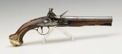 Pair of 18th Century Flintlock Gentleman Pistols