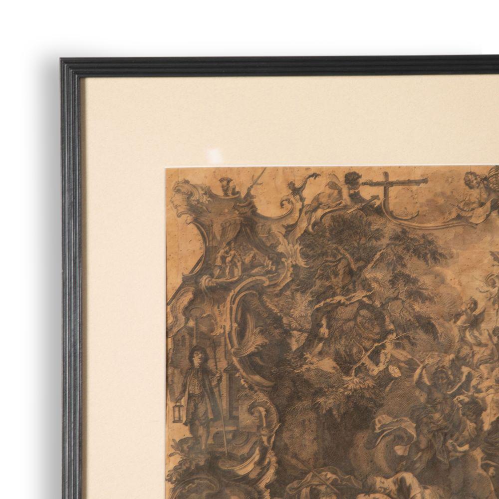 Néoclassique Paire de Grisaille encadrée du 18ème siècle en vente