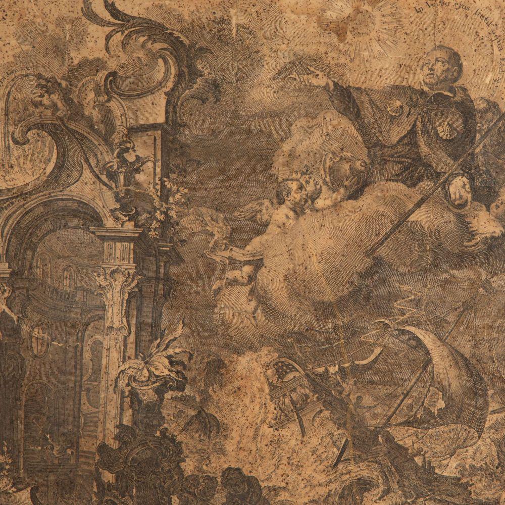 XVIIIe siècle et antérieur Paire de Grisaille encadrée du 18ème siècle en vente