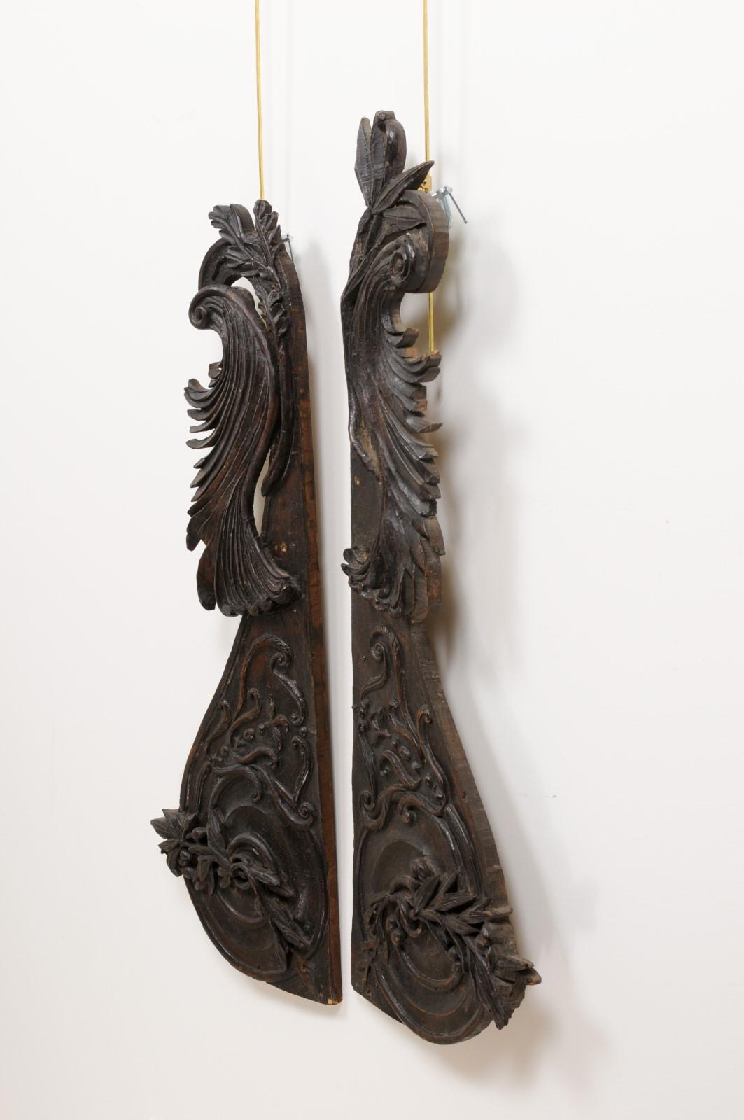 Pair of 18th Century French Architectural Carvings, ca. 1780 For Sale 1
