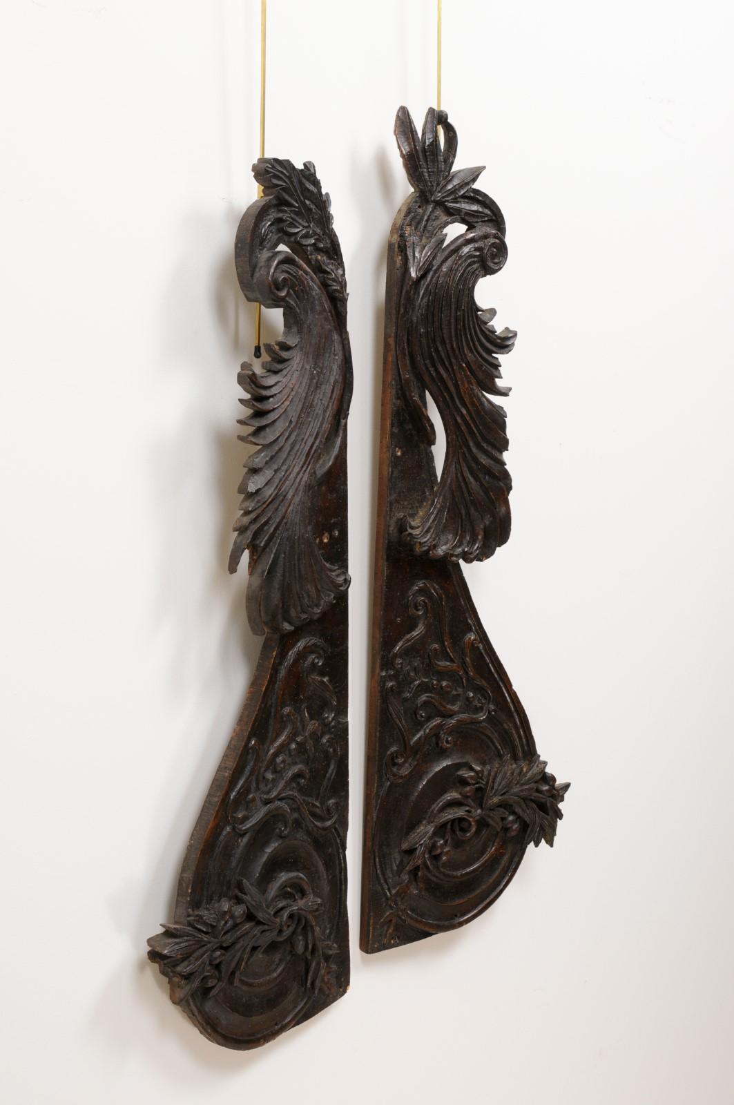 Pair of 18th Century French Architectural Carvings, ca. 1780 For Sale 2